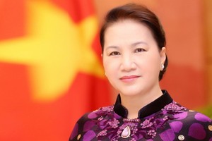 國會主席阮氏金銀。（圖源：越通社）