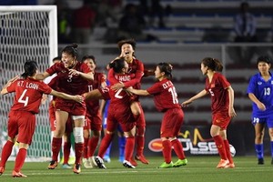 越南女子足球隊。（圖源：互聯網）