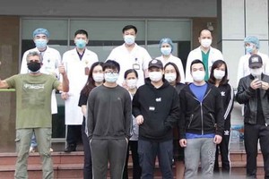 痊癒者準備出院。（圖源：VGP）