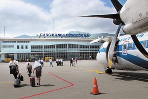 崑崙島3C航空港目前只能接待ATR72型飛機，每班機運送70至80乘客。（圖源：英明）