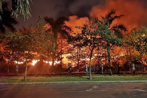 火警現場。（圖源：孟阮）