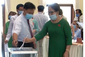 平福省漢管縣人民議會投票表決，結果以25/27票贊成革除劉文清的職務。（圖源：一山）