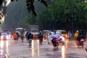 國家水文氣象預報中心：從本月15至17日，西南風開始活動，導致西原與南部地區降陣雨並有旋風現象。（示意圖源：互聯網）