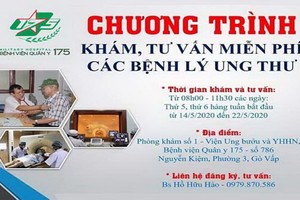 175 軍醫院免費篩查癌症。（圖源：175 軍醫院）