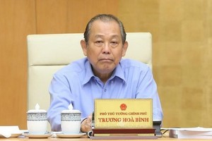 政府常務副總理張和平主持會議。（圖源：允俊）