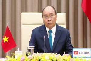 政府總理阮春福出席第七十三屆世界衛生大會視像會議並發表講話。（圖源：越通社）