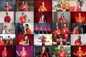 《為越南驕傲》音樂短片中的畫面。