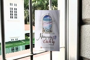 《隔離日子》小說宣傳海報。