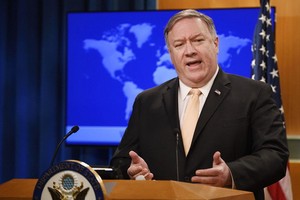 美國國務卿蓬佩奧。（圖源：新華社）