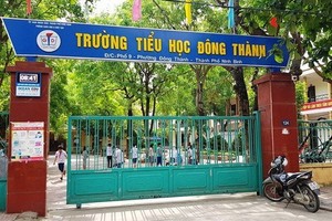 涉事的東城小學校。（圖源：VOV）