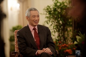 李顯龍發表全國講話稱，將團結一致戰勝新冠疫情危機。（圖源：新華社）