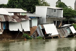 坍塌現場。（圖源：越通社）