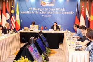 會議現場。（圖源：勞動與榮軍社會部）