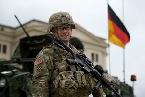 圖為駐紮在德國的一名美軍士兵。（圖源：互聯網）