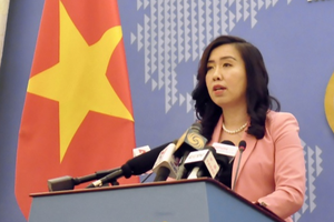 外交部發言人黎氏秋姮。（圖源：光濤）