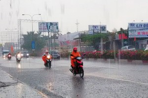 國家水文氣象預報中心：包括本市的南部區域在未來10天內降雷陣雨。（示意圖源：互聯網）