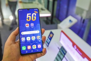 越南企業已成功生產５Ｇ智能手機。（圖源：明山）