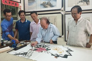 五位華人畫家創作交流