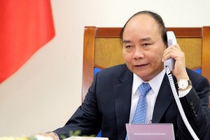 政府總理阮春福向中國國務院總理李克強致慰問電。（示意圖源：VOV）