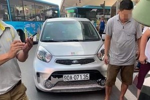 肇事計程車。（圖源：清清）