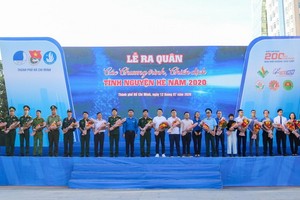 2020 暑期志願行動出發儀式。（圖源：阮景）