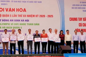 各華人會館響應第五郡發動的“為故鄉海島”活動。