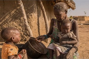 不少飢餓人口來自非洲。（圖源：互聯網）