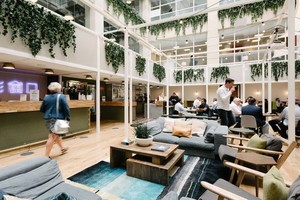 WeWork在第四郡E.Town Central中心設立靈活辦公空間。