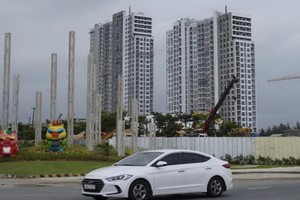 峴港市某旅遊住房項目正在建設中。