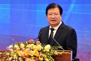 政府副總理鄭廷勇在會上發表講話。（圖源：VGP）