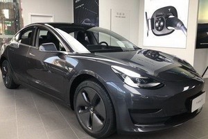特斯拉Model 3。（圖源：韓聯社）