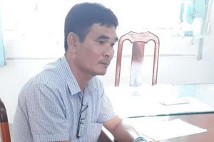 勒索企業被公安力量人贓並獲的黎文理。