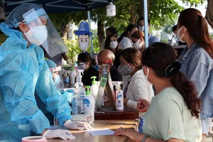 峴港逾 5400 青年自願奔赴防疫一線。（圖源：田升）