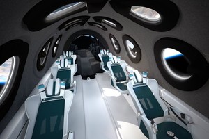 維珍銀河首席太空總監懷特塞德說：「我們設有令人驚嘆的座椅，為每人度身打造，以便各人在飛行途中達到最大的舒適程度。」（圖源：Getty Images）