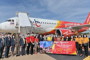 泰國越捷航空開通曼谷－孔敬航線。