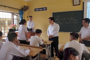 教育部檢查考試準備工作。（圖源：清春）