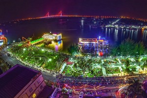 芹苴市寧喬碼頭一瞥。（圖源：耀基）