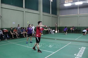 羽毛球比賽。（圖源：越通社）