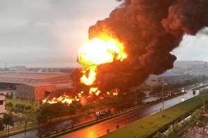 火警現場。（圖源：VTV News）