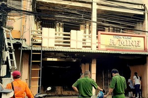 火焰熄滅後的現場。（圖源：俊光）