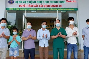 昨日再有４名患者治癒出院。（圖源：院方提供）