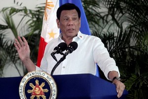 菲律賓總統杜特爾特。（圖源：路透社）