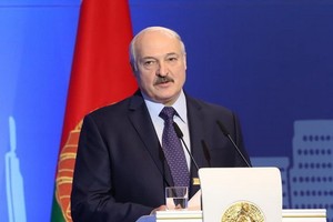 白俄羅斯總統盧卡申科。（圖源：新華社）