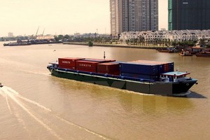 本市將集中發展內陸水路港口和碼頭，為貨運、客運與旅遊業服務。（圖源：越通社）