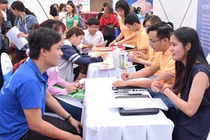 勞動者參加本市就業交易平台。（圖源：互聯網）