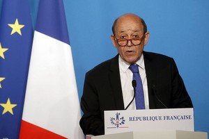 法國外長勒德里昂。（圖源：互聯網）