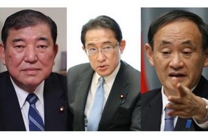 日本下任首相，大概率會出自圖中三位，石破茂，岸田文雄，菅義偉。（圖源：互聯網）
