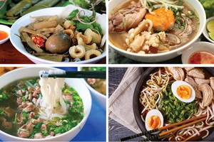 令人回味無窮的各類越南米粉美食。