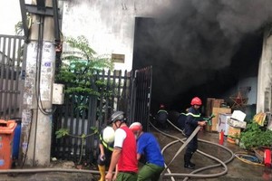 消防隊聞訊後趕抵現場開展滅火行動。（圖源：志石）