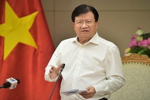 政府副總理鄭廷勇主持會議並發表講話。（圖源：VGP）